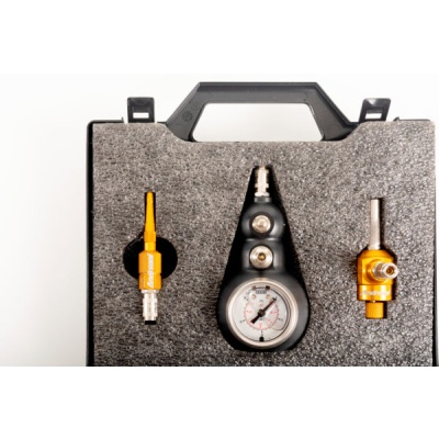 Andreani Universal suspension pressurisation kit (scale 0-40 bar) - Quick-connect coupling hose
