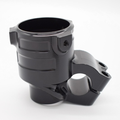 WORKS Axle Holder Right CNC Black / Honda CRF 2017-25