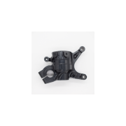 WORKS Axle Holder Left CNC Black / Honda CRF 2017-26