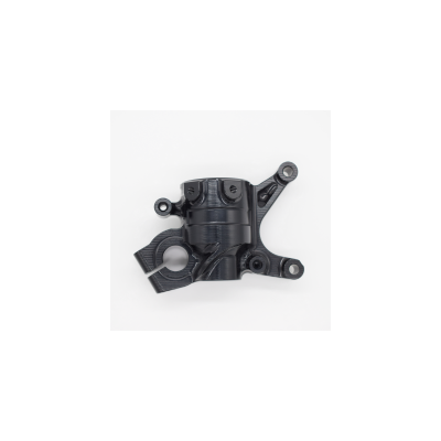 WORKS Axle Holder Left CNC Black / Honda CRF 2017-26