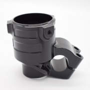 WORKS Axle Holder Right CNC Black / Honda CRF 2017-26